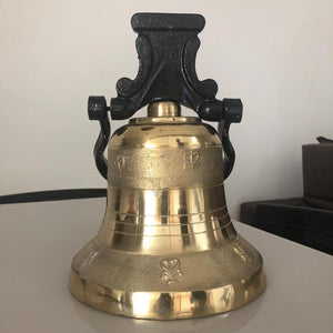 Sino em liga de Bronze Detalhe Bordado com Suporte